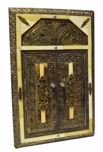 Moroccan wall mirror - mirror, w/doors