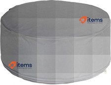 Relaxdays Inflatable stool, Outdoor Pouf for Camping & Garden, Sitting Stool