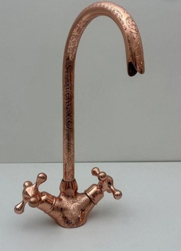 Copper faucets hand - copper, engraved