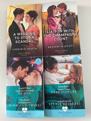 Mills boon job lot 4 - 4, new