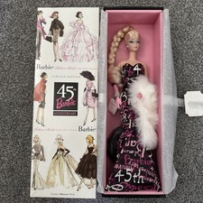 45th Anniversary Barbie Genuine Silkstone Doll BFMC 2003 Mattel BNIB