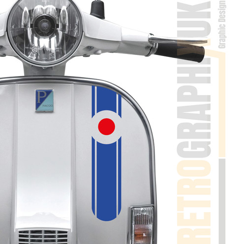 Leg shield stripe - shield, vespa