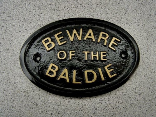 Baldie beware house - ,