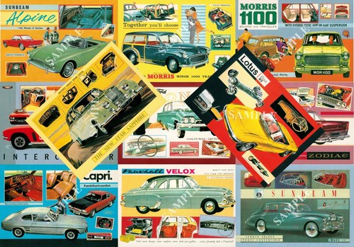 1960s car classic - car, poster