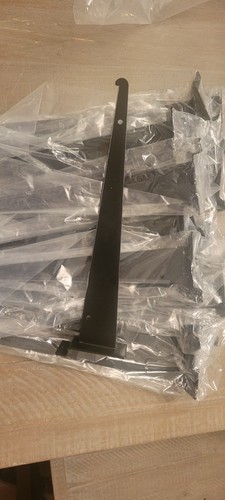 Inch black slatwall shelf - inch,
