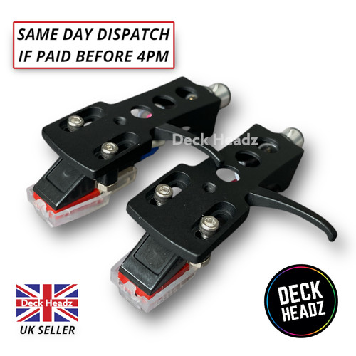 Black headshells with - 2, x