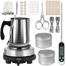 500W Candle Making Kit Electric Stove DIY Supplies Set Pot Art Crafts Maker NEW