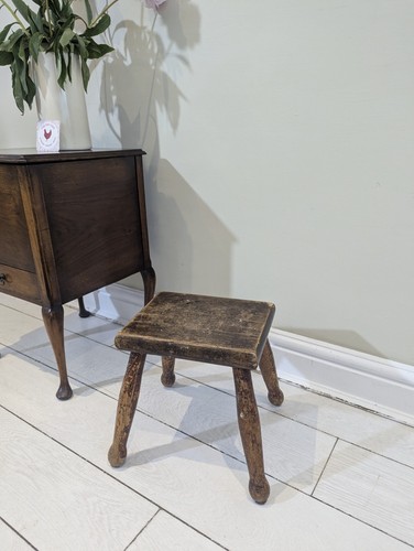 Antique milking stool small - stool,