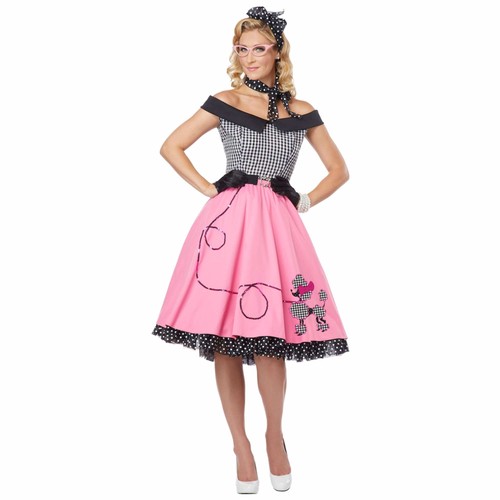 Nifty 50s greaser sandy poodle - 50s,