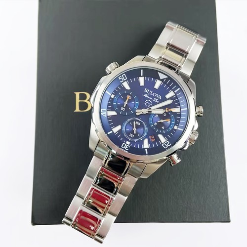 Bulova marine star men blue - star,