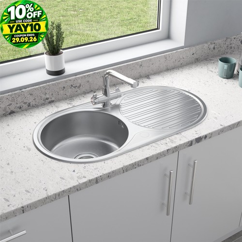 Stainless steel inset round - stainless,