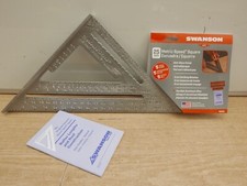SWANSON NA202 10" 25CM ALUMINIUM METRIC SPEED ROOFING SQUARE 