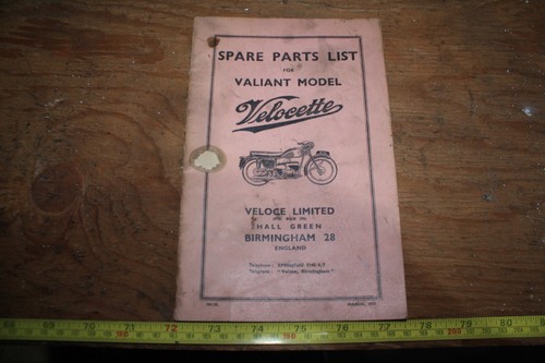 Velocette valiatn model spare - valiatn,
