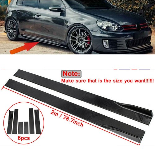 Car side skirts spoiler - side,