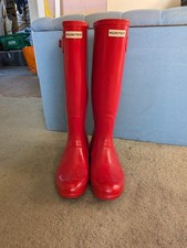 Hunter Wellies Tall Red RRP