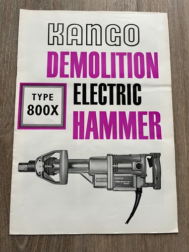 1970 kango demolition - , electric