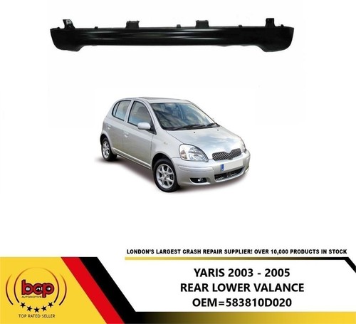 Toyota yaris 2003 2005 rear - toyota,