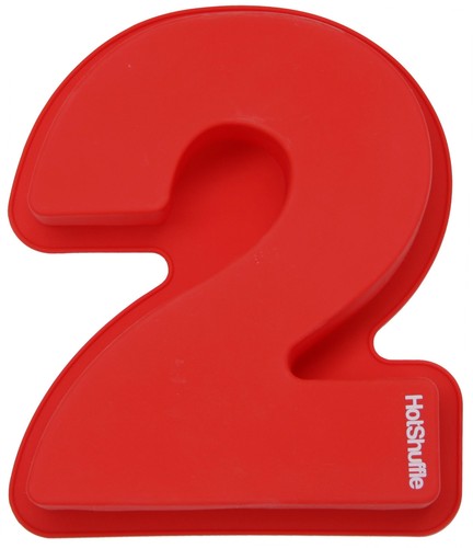 Large silicone number cake - number,