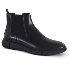 Geox U Adacter Respira Mens Chelsea Boots Shoes UK Size 7   Black Leather