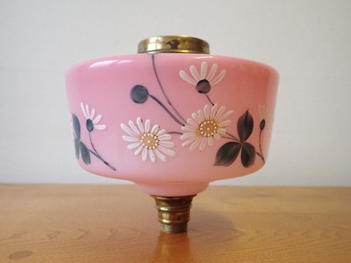 Vintage oil lamp pink - lamp,