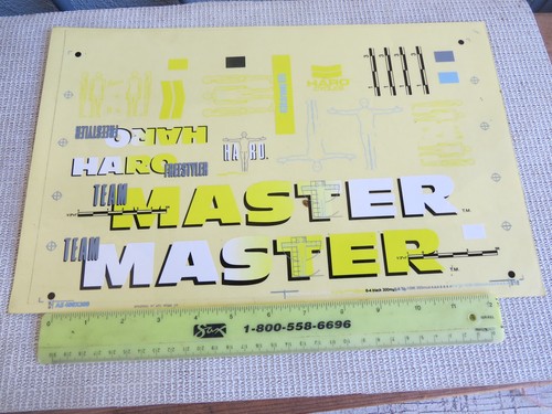 Haro master freestyler decals - freestyler,