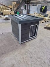 Premium Insulated WPC Dog Kennel/Cabin 1x1.2m