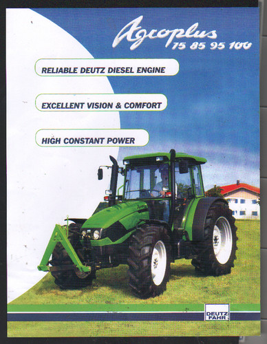 Deutz fahr agroplus - fahr, "agroplus"