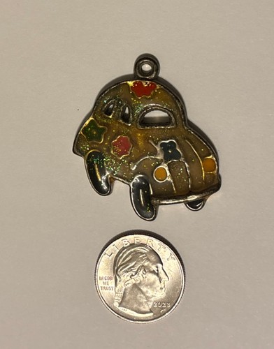 Vintage beetle keyring - vw,