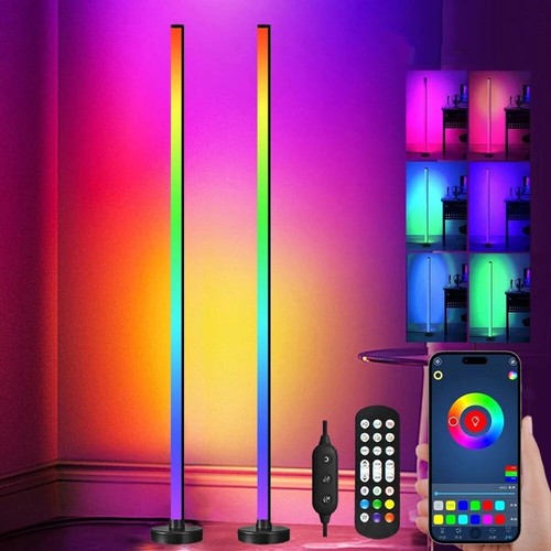 2pcs rgb floor lamp led - rgb,