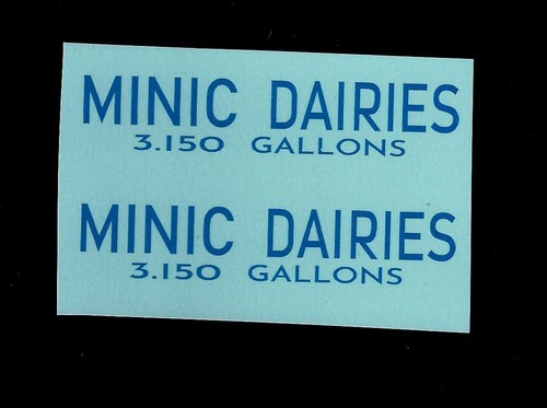 Minic transfers decals - minic, transfers/decals