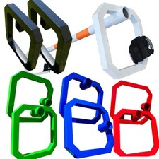 Pair of Powder Coated Aluminium Cavaletti – Lightweight Adjustable Training Aids