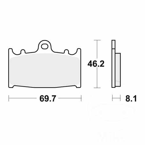 Trw brake pads carbon crq - carbon,
