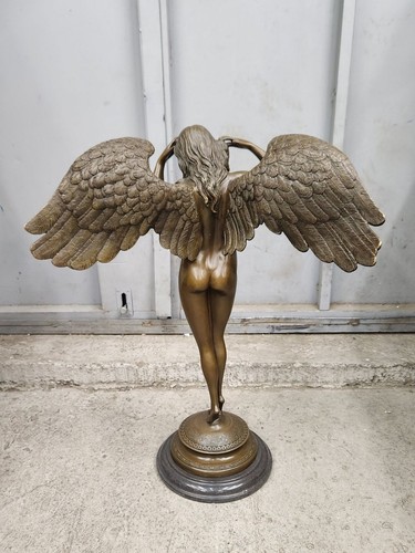 Bronze sculpture woman statue - sculpture,