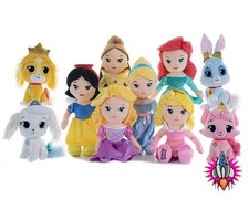 OFFICIAL 15" DISNEY PRINCESS 10" PRINCESS DOLL SOFT TOY PLUSH ARIEL AURORA BELLE