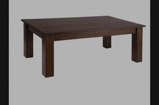 Carnival Dark Oak Coffee Table, Solid Acacia. Dark Oak Coffee Table 