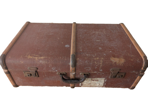 Vintage wood banded travel - vintage,