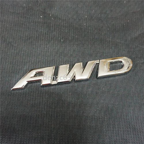 Awd silver big chrome - silver, metal