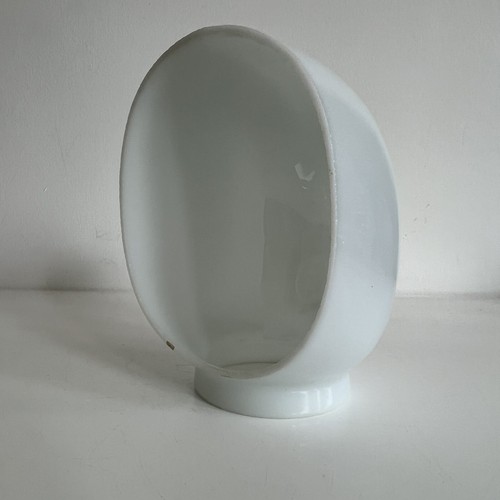 Rare opaline glass reflector - glass,