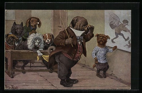Artist thiele dog - artist-ak, a.