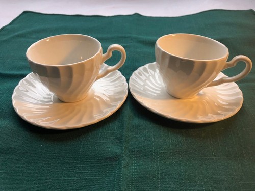 Espresso cups and saucers