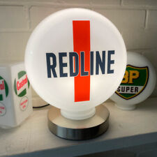 Redline 12" Large Gas Petrol Pump Globe, Oil and Petrol Memorabilia