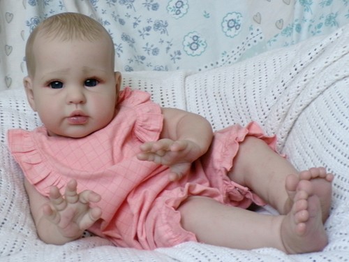 Reborn baby girl doll - reborn, ~