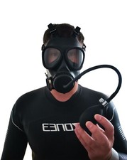 Inflatable Rubber Gag Gas Mask Breath Play New BDSM