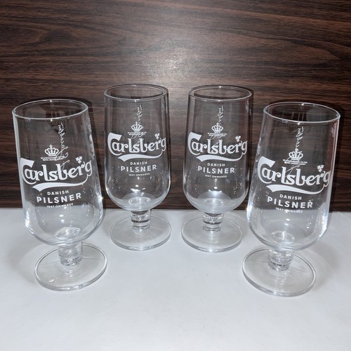 Four pint glasses carlsberg - four,