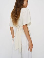 REFORMATION AVERY Knit Top FIOR DI LATTE Cream Color New with Tags Choose Size