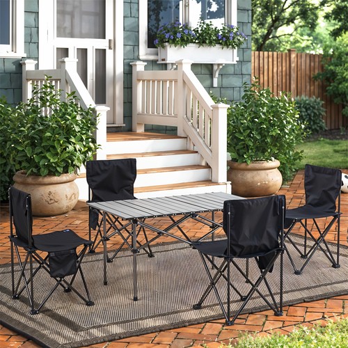 Folding camping table - folding,