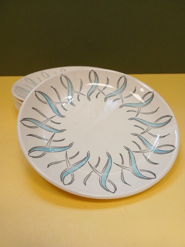 Biltons side plates blue - side,