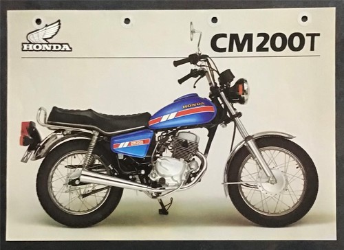 Honda cm200t motorcycle - cm200t,
