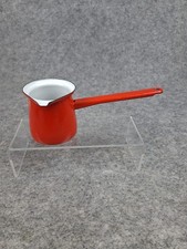 Vintage Red enamel pouring cup