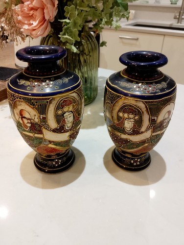 Pair japanese satsuma - pair,